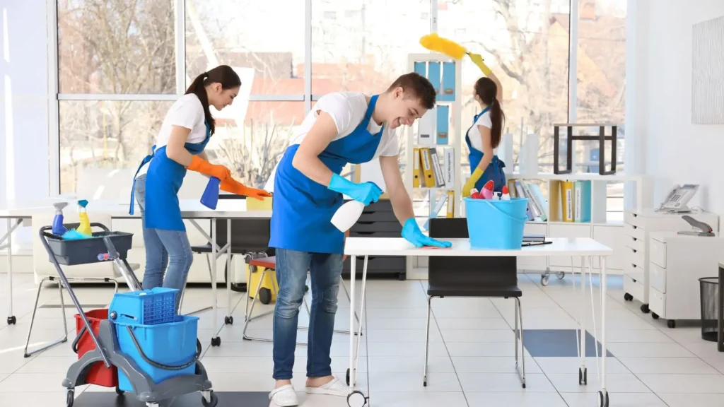bank cleaning service